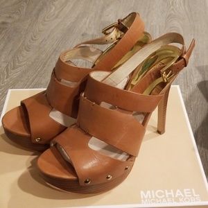 Michael Kors platform heeled sandals